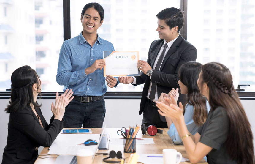 Industry specialists collaborating